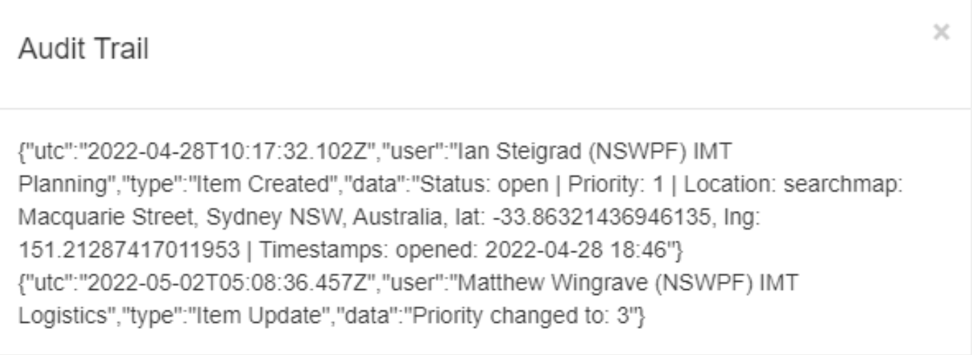 Actionables Screenshot