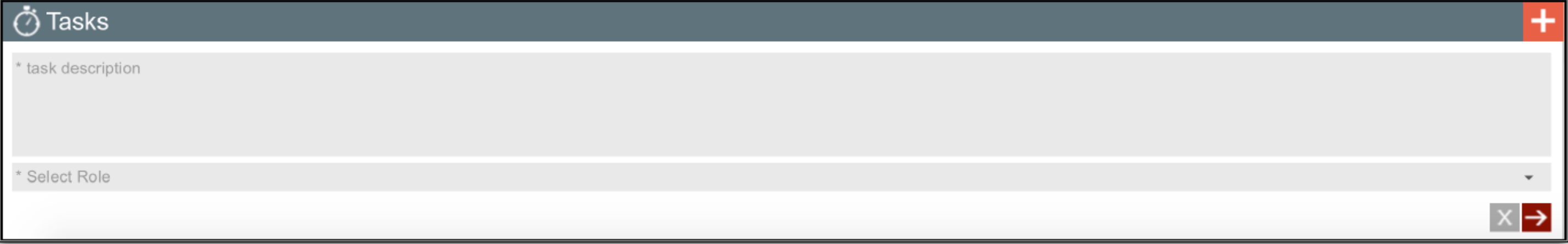 Tasks Panel Screenshot